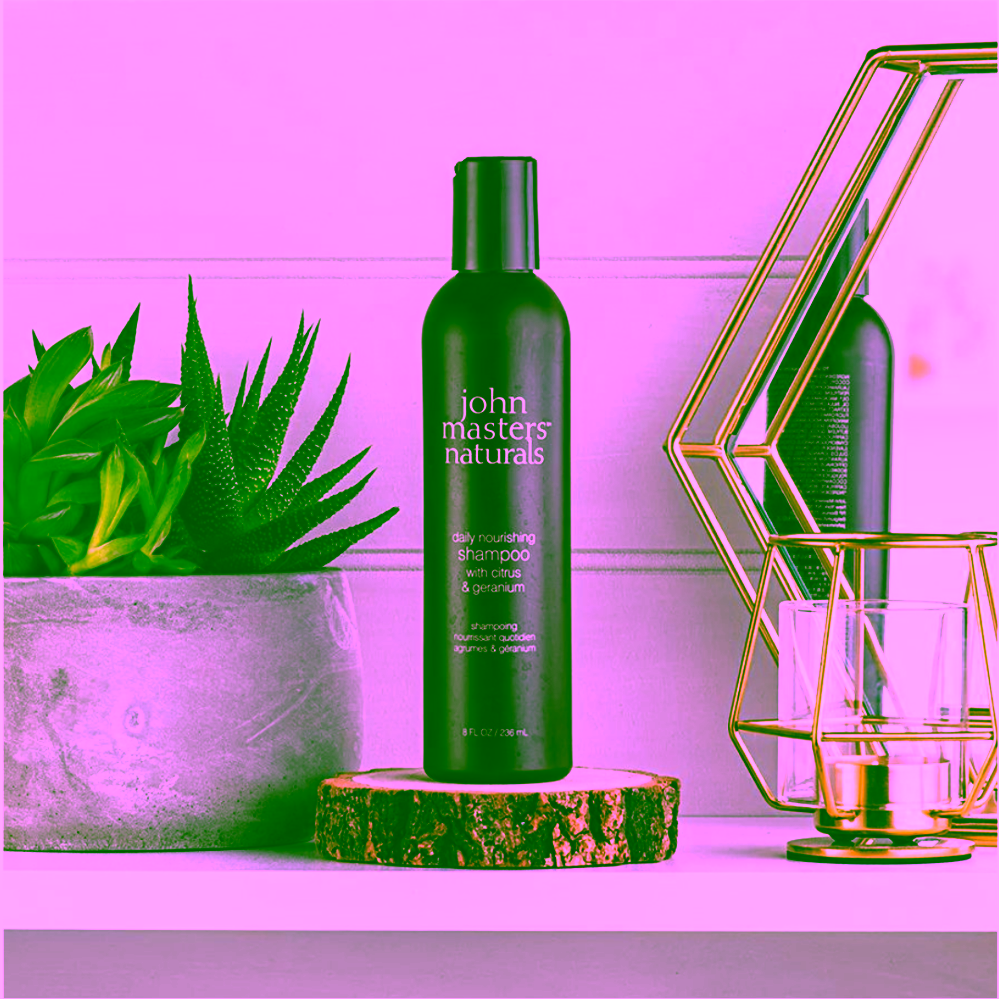 John Masters Organics denní vyživující šampon s citrusy a geránií
