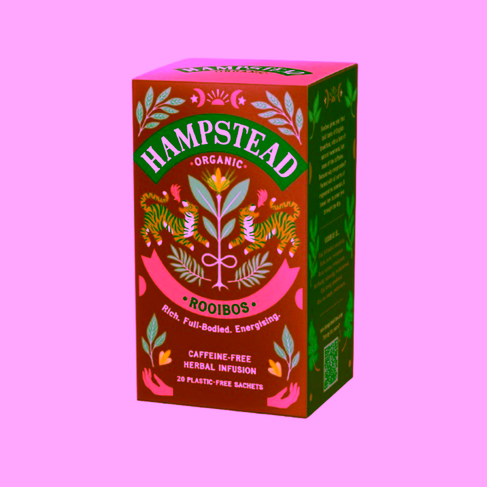 Hampstead Tea London BIO Rooibos červený čaj 20 ks