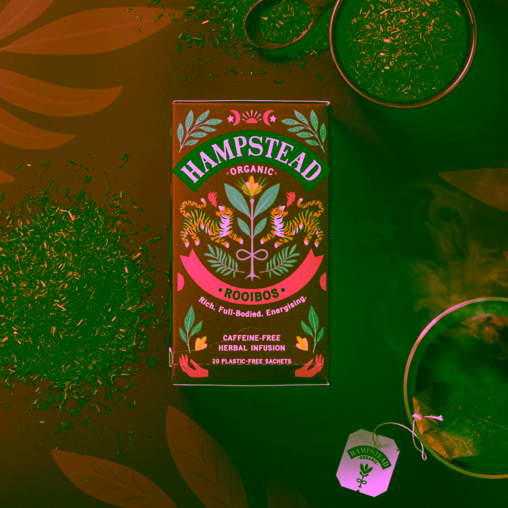 Hampstead Tea London BIO Rooibos červený čaj 20 ks