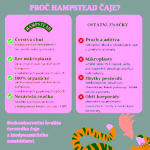 Hampstead Tea London BIO bylinný čaj kurkuma a skořice 20 ks