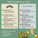 Hampstead Tea London BIO bylinný čaj kurkuma a skořice 20 ks