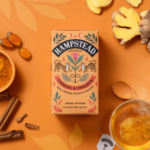 Hampstead Tea London BIO bylinný čaj kurkuma a skořice 20 ks
