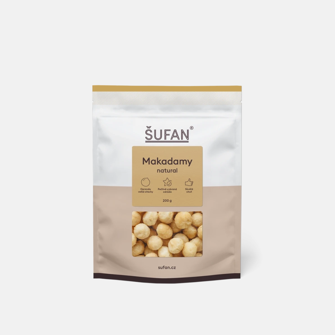 Šufan Makadamové ořechy natural