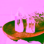 Yoga Day Obelisk křišťálu s andělskou aurou