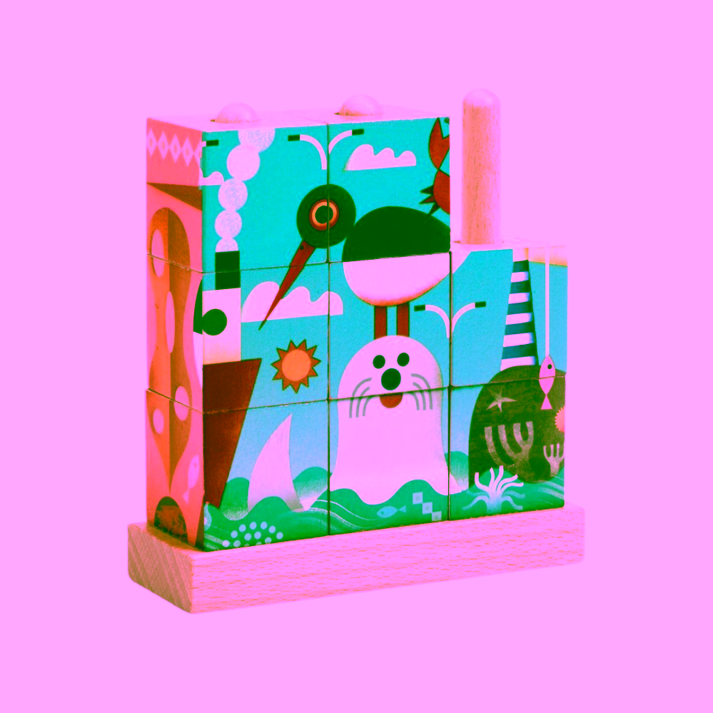 Djeco Pop-up kostky Moře