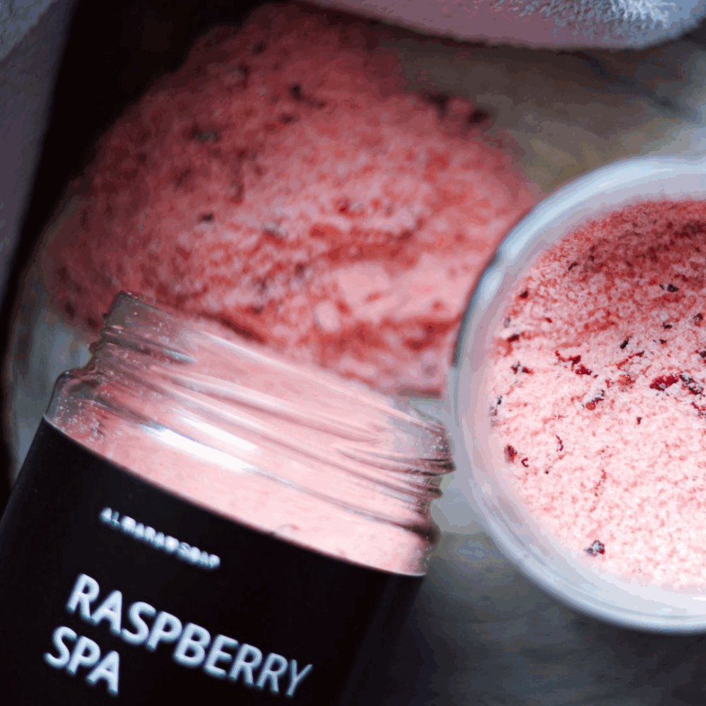 Almarasoap sůl do koupele Raspberry Spa