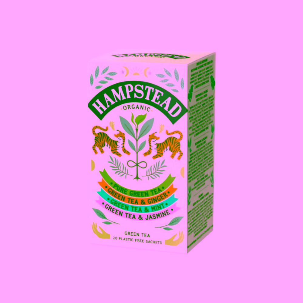 Hampstead Tea London Dárkový balíček selekcí BIO bylinných, zelených a černých čajů