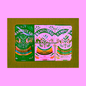 Hampstead Tea London Dárkový balíček selekcí BIO bylinných, zelených a černých čajů