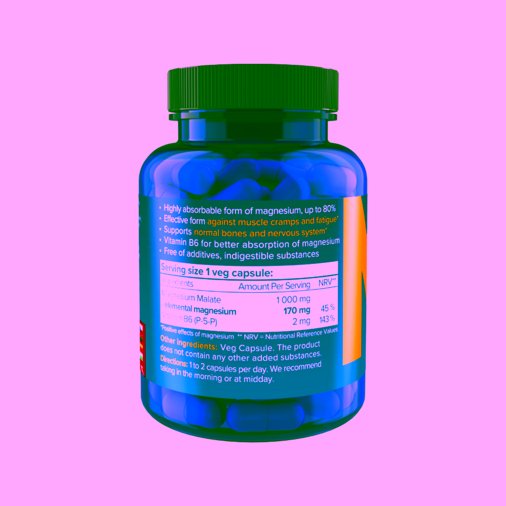 Natios Magnesium Malate 1000 mg + B6