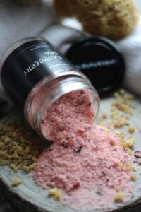 almarasoap sůl do koupele raspberry psa