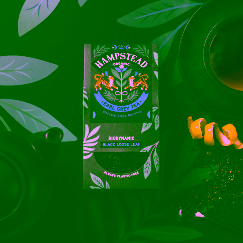 Hampstead Tea London BIO černý sypaný čaj s bergamotem Earl Grey