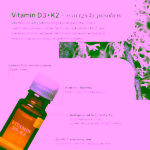 Trime Vitamín D3 + K2, 1000 IU D3 / 25 µg K2-MK7