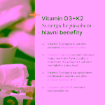 Trime Vitamín D3 + K2, 1000 IU D3 / 25 µg K2-MK7