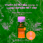 Trime Vitamín D3 + K2, 1000 IU D3 / 25 µg K2-MK7