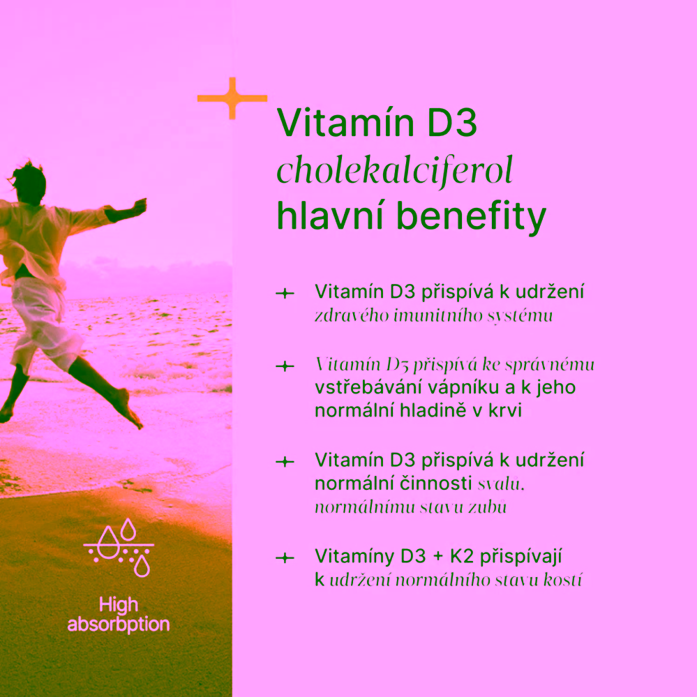 Trime Vitamín D3 cholekalciferol 2000 IU 90 kapslí