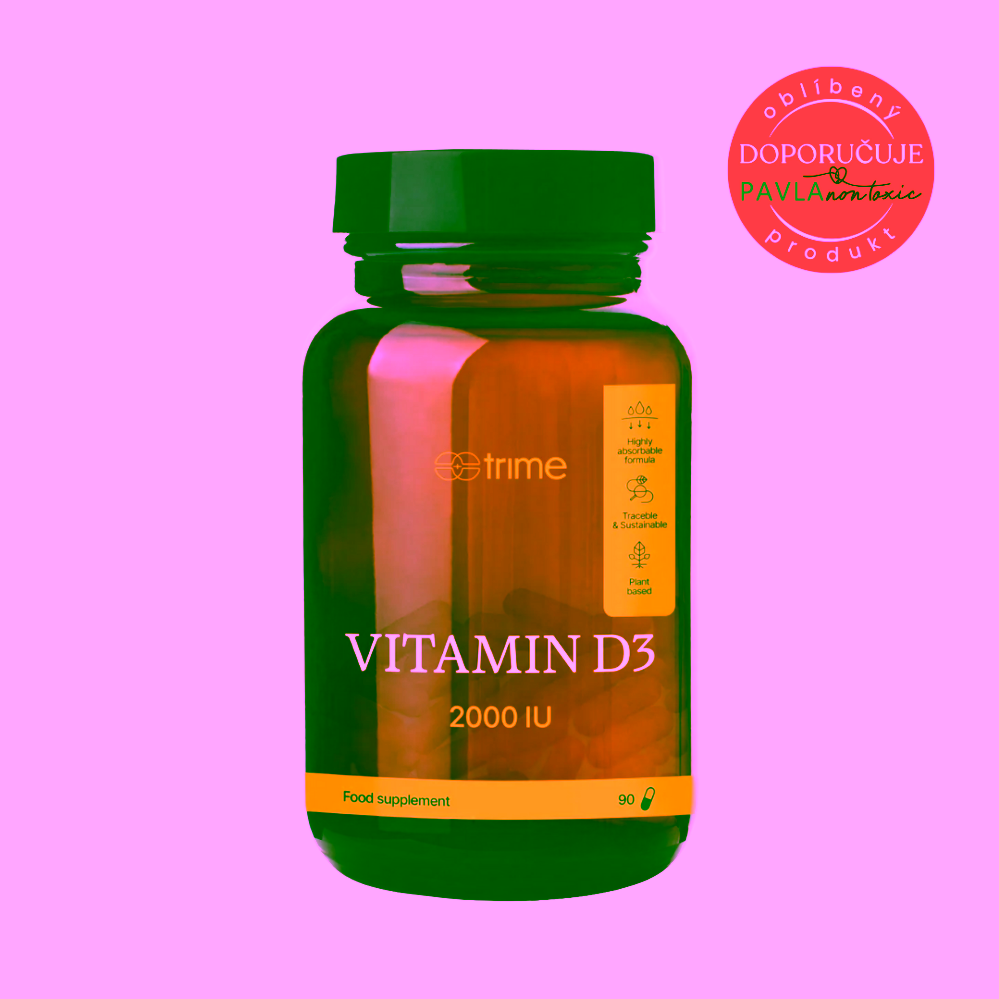 Trime Vitamín D3 cholekalciferol 2000 IU 90 kapslí