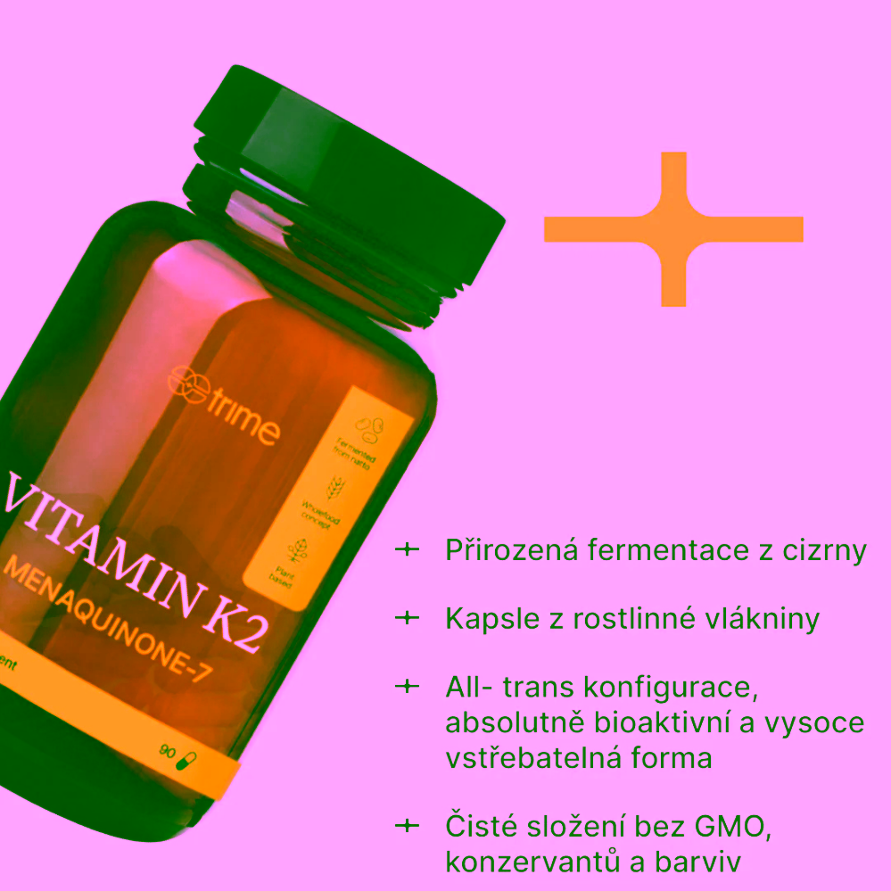 Trime Vitamín K2 120 µg 90 kapslí