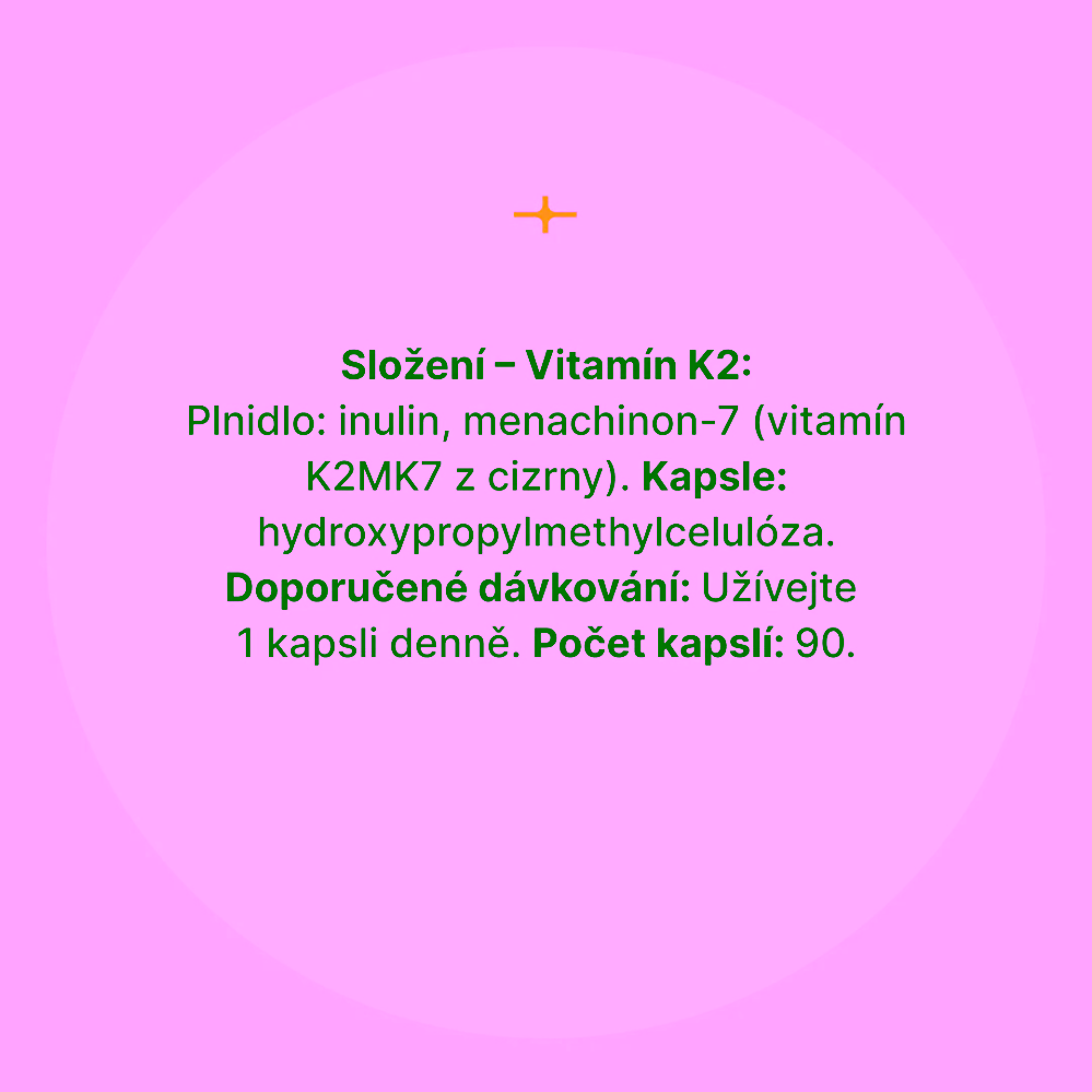 Trime Vitamín K2 120 µg 90 kapslí