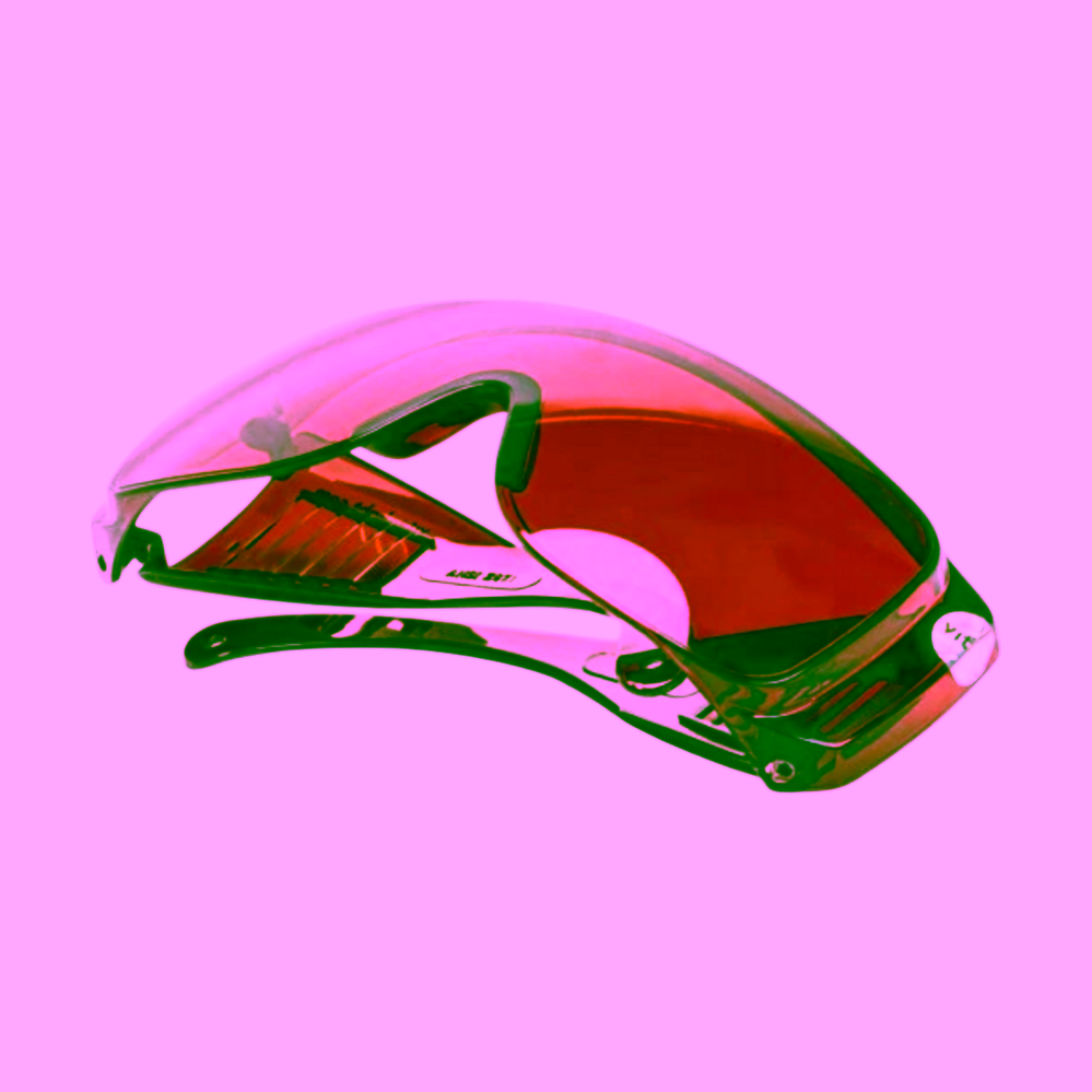 Vitae Světle červené brýle filtr modrého světla v pouzdře