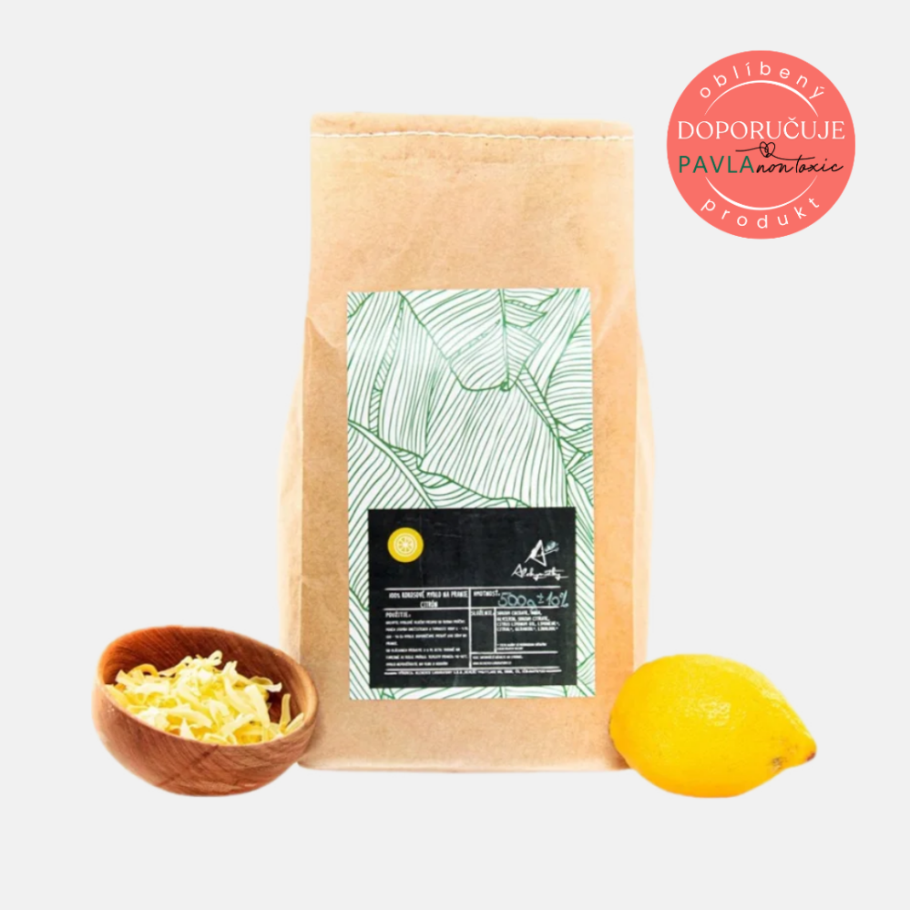 Alchemix Laboratory Mýdlové vločky na praní citronové