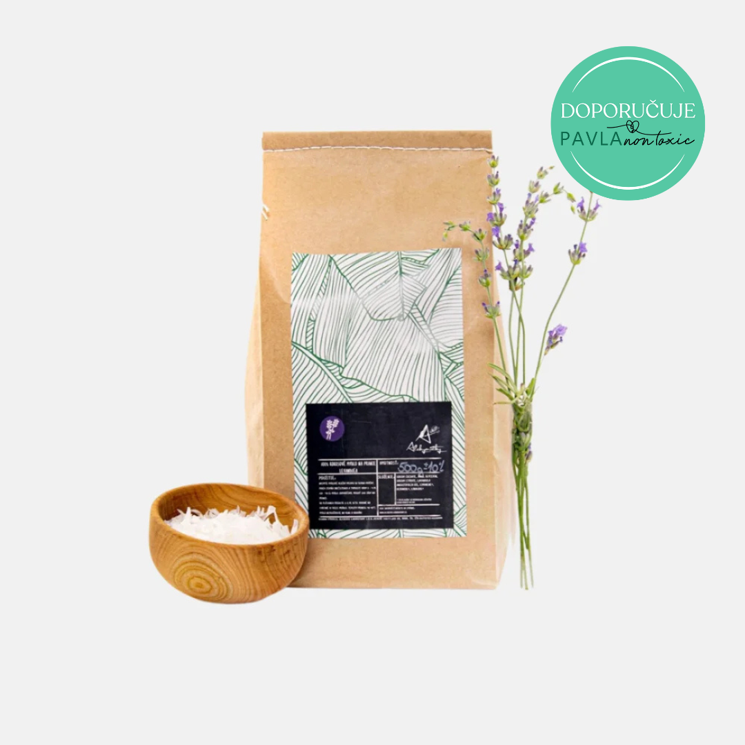 Alchemix Laboratory Mýdlové vločky na praní levandulové