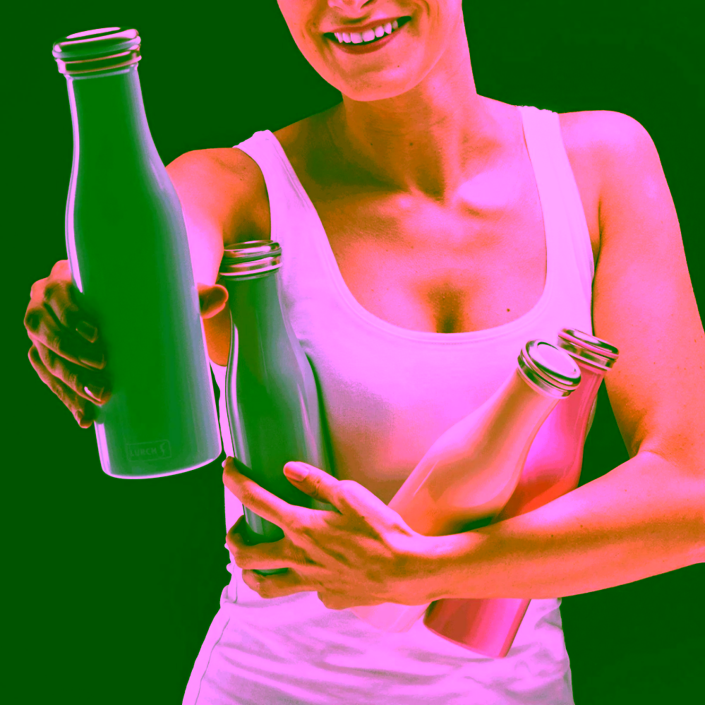 Lurch Trendy termo láhev Gold Metallic