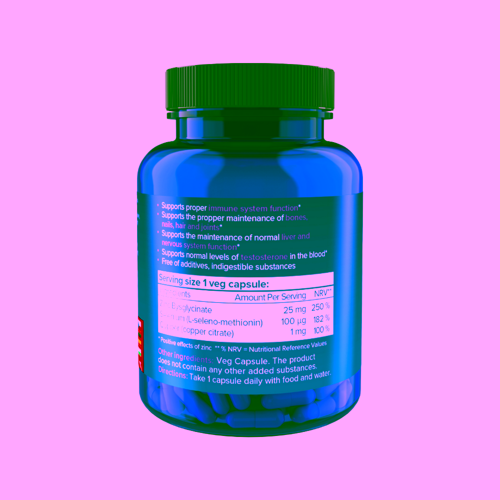 Natios Zinc Chelated Complex Zinek selen měď 25 mg