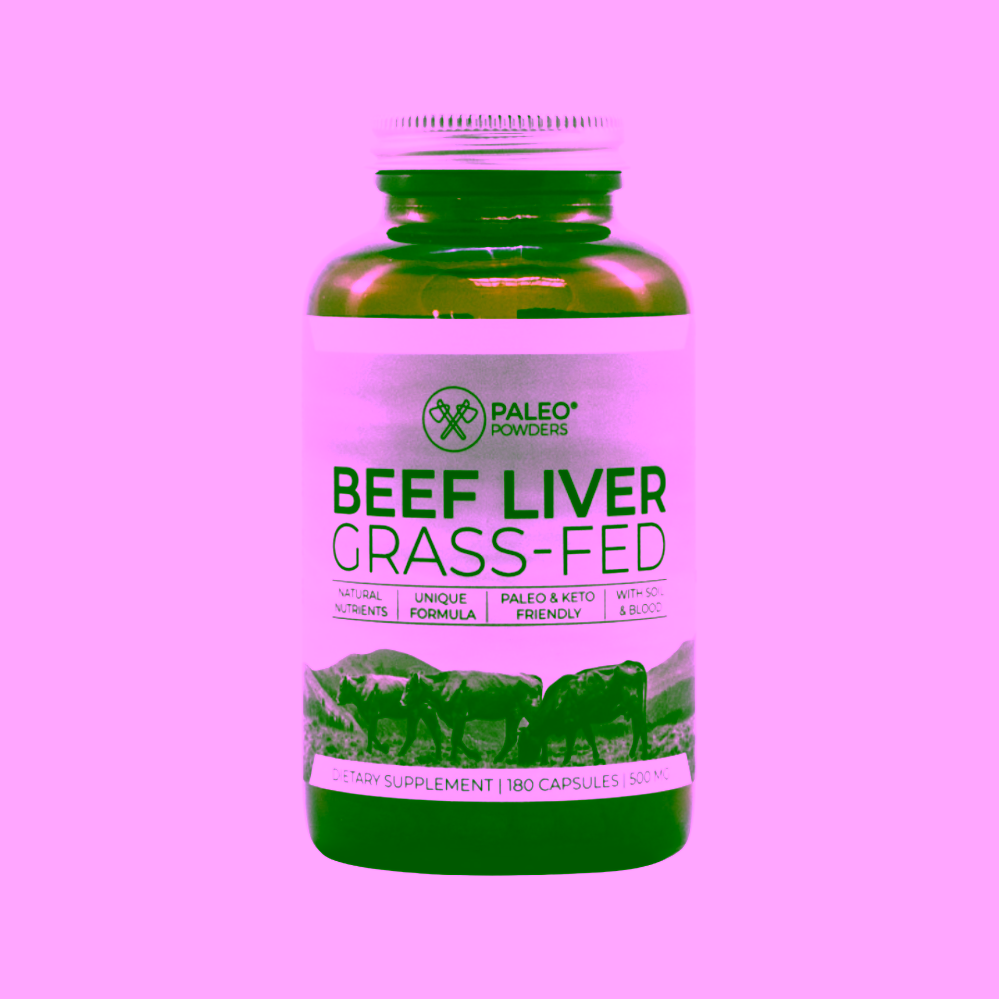 Paleo Powders Hovězí játra grass-fed beef liver