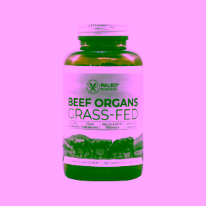 Paleo Powders Hovězí orgány Grass fed organ mix