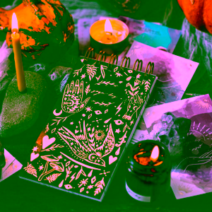 Yoga Day Snový poznámkový bloček pro čarodějku