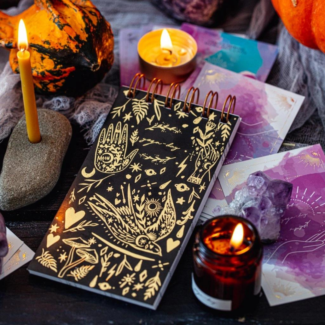 Yoga Day Snový poznámkový bloček pro čarodějku