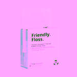 Jack N' Jill Zubní nit NFco. Friendly Floss s bambusem, aktivním uhlím a mátou
