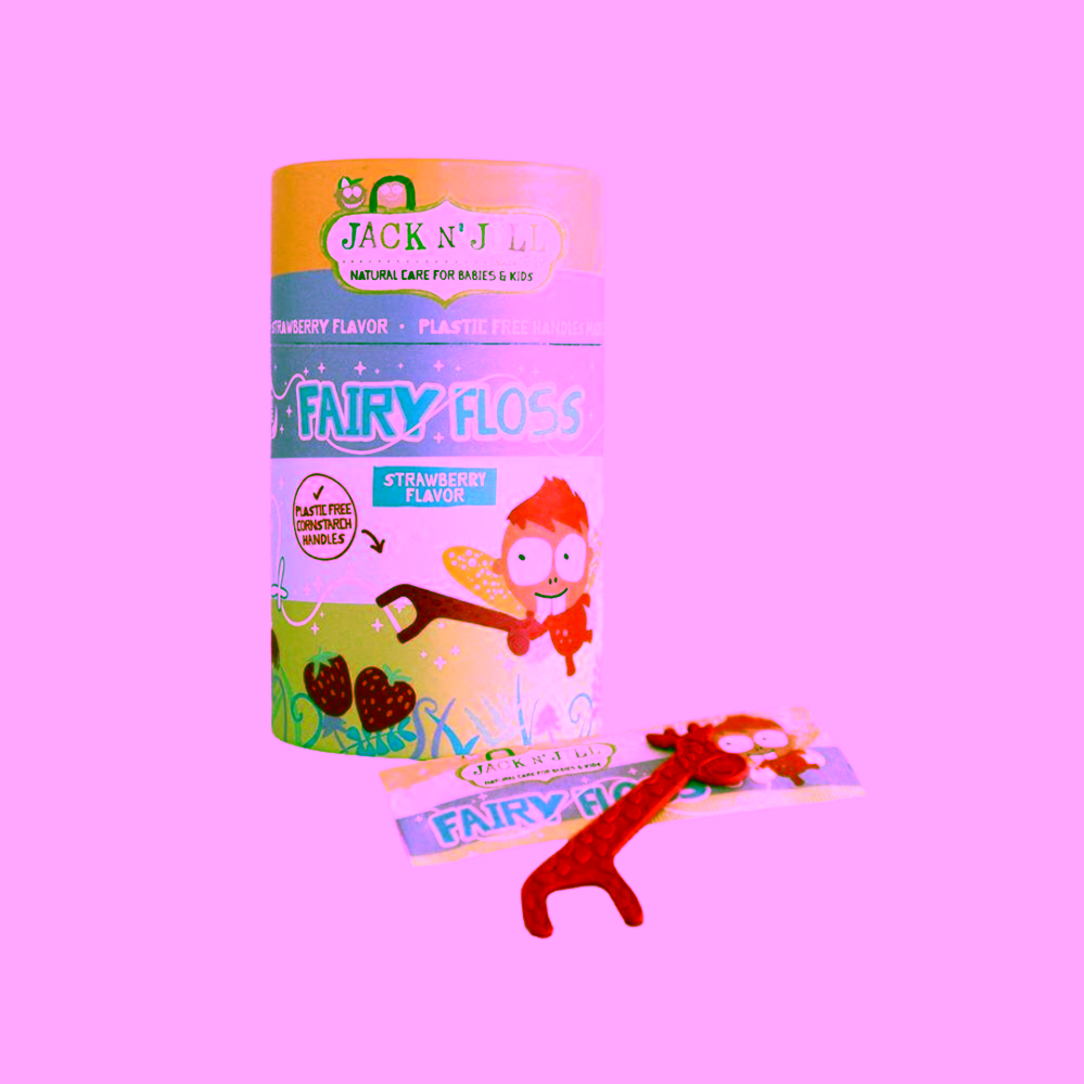 Jack N' Jill zubní nit pro děti Fairy Floss