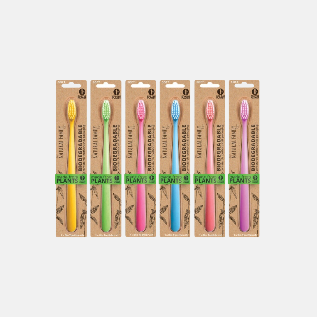 Jack N' Jill NEONový zubní kartáček The Natural Family