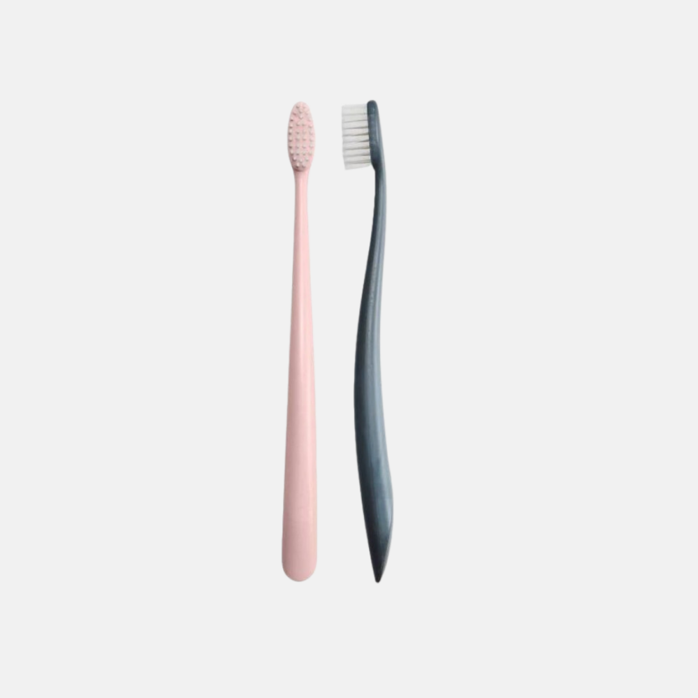 Jack n' Jill BIO zubní kartáček Duobalení růžový+šedý