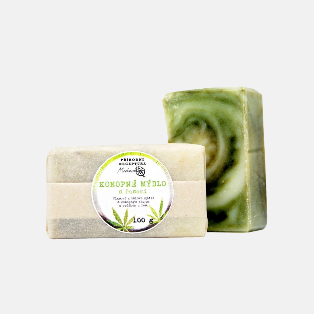 Medarek Vlasové a tělové konopné mýdlo s řasami