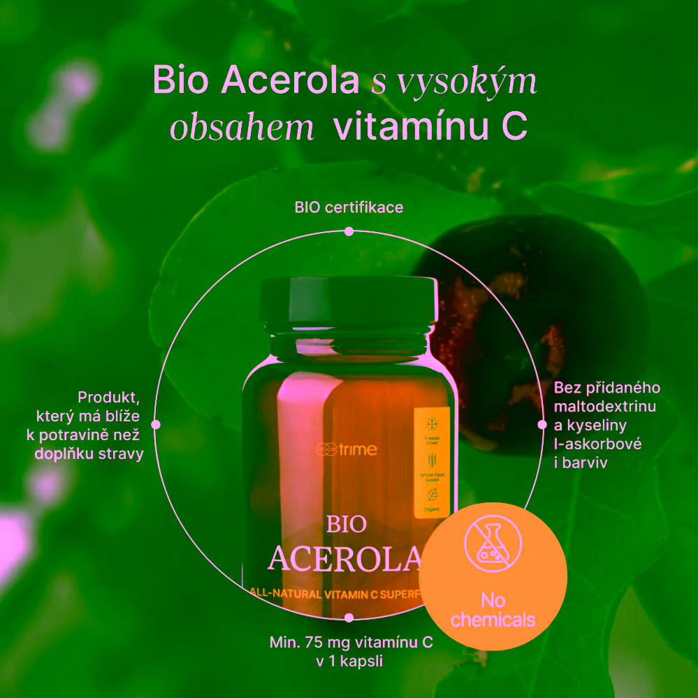 Trime Bio Acerola 90 kapslí