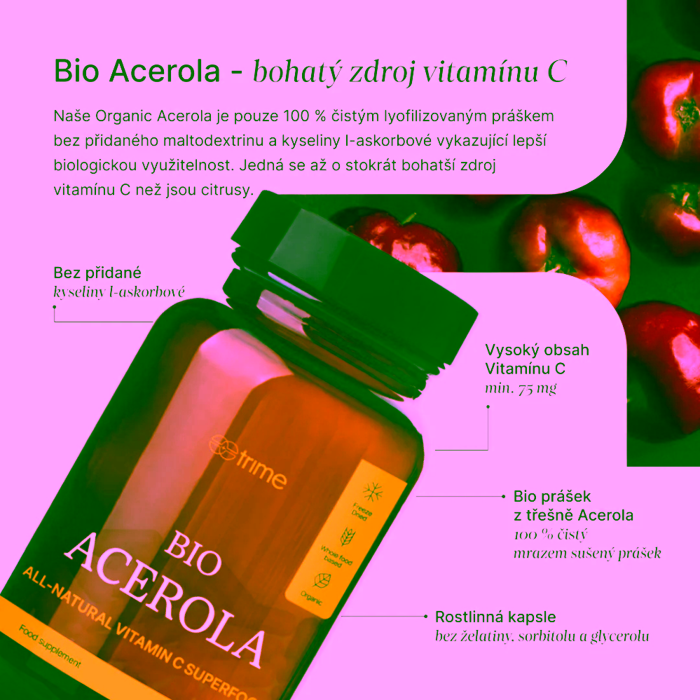 Trime Bio Acerola 90 kapslí