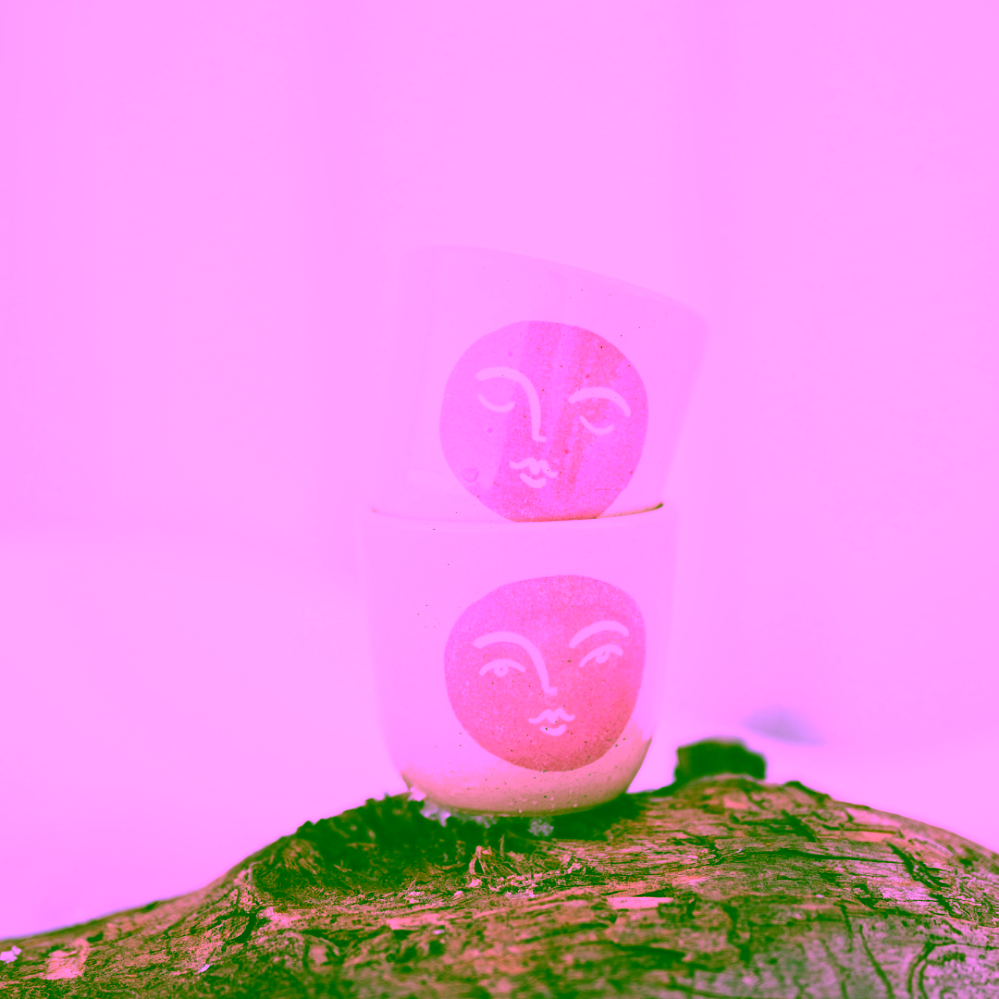 Cukrfree x In August Co. Pink Moon Mug