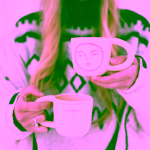Cukrfree x In August Co. Pink Moon Mug