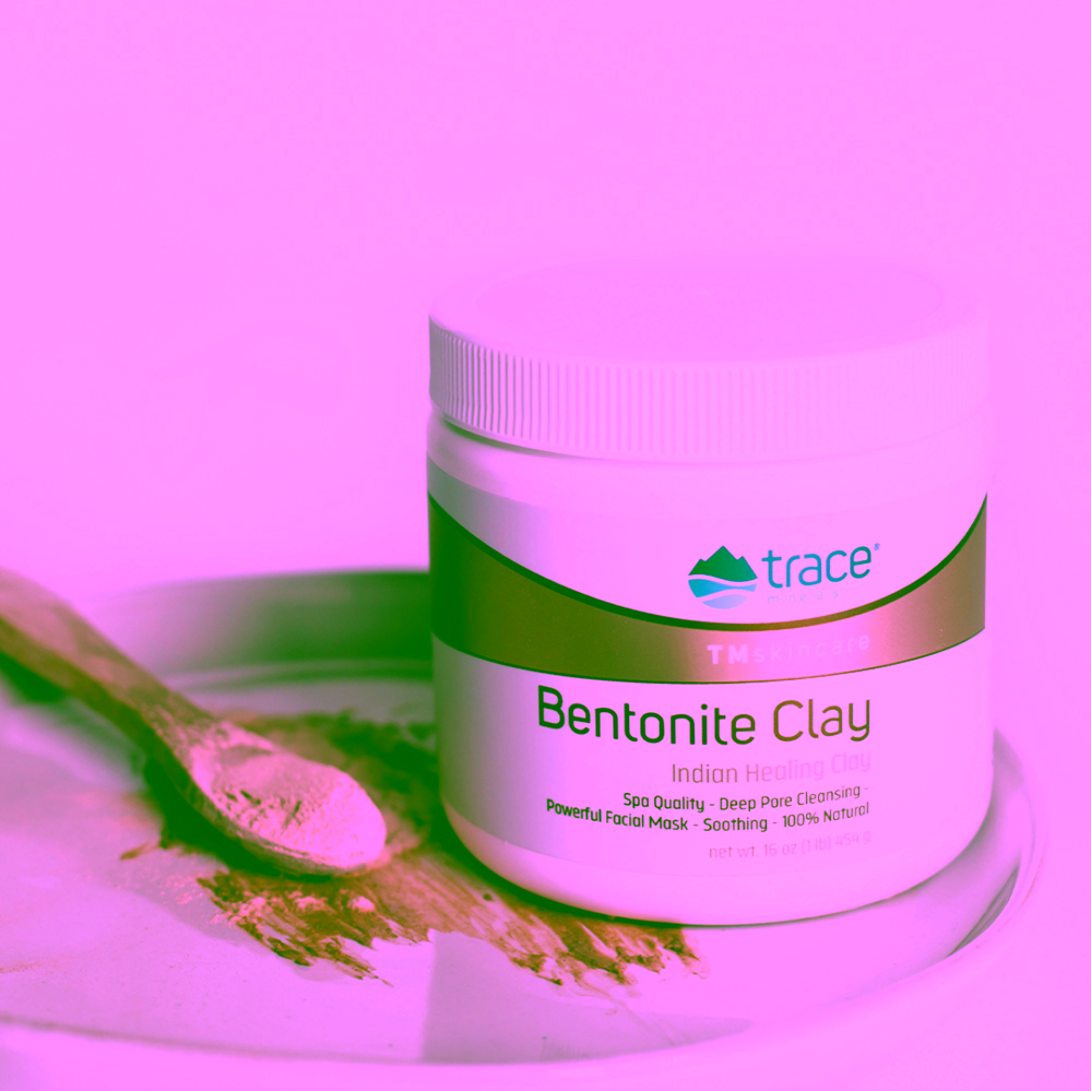 Trace Minerals Bentonitový jíl v prášku 454 g