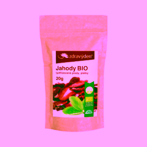 Zdravý den Jahody Bio sušené mrazem