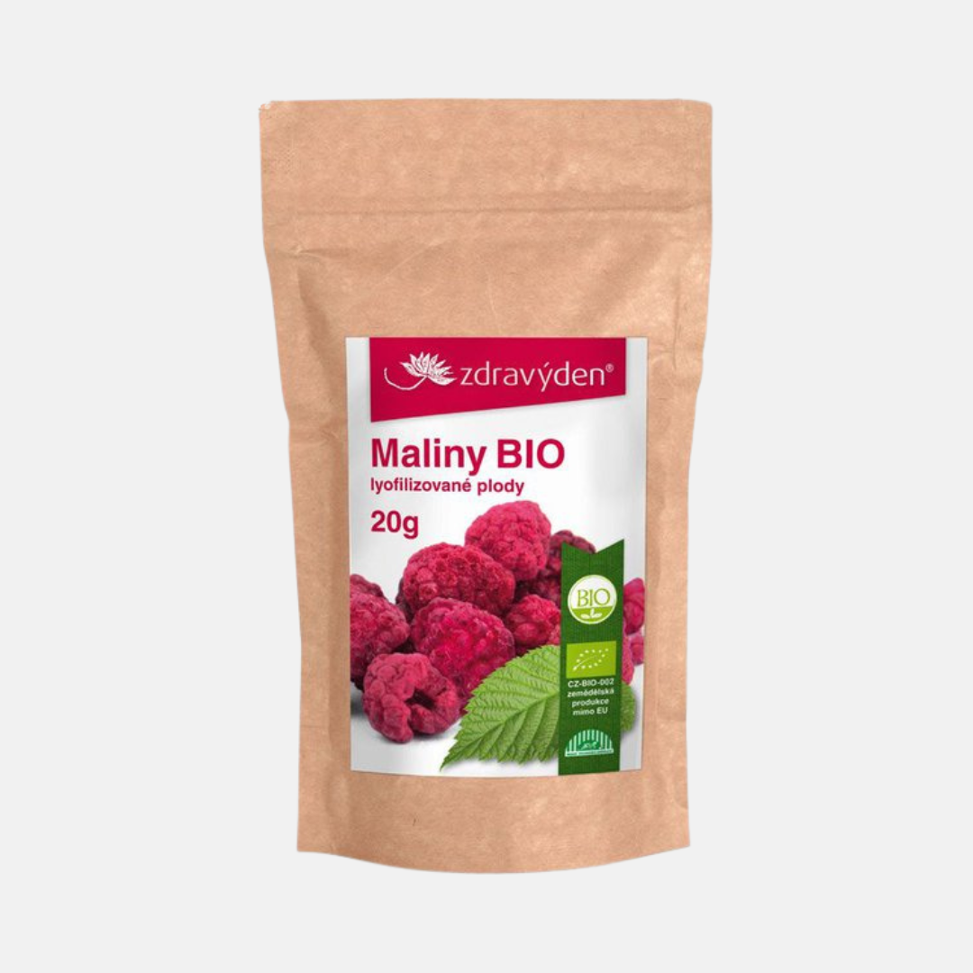 Zdravý den Maliny Bio sušené mrazem