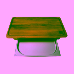 Chefs Soul NUMI Dubová krájecí deska s nerez přihrádkou