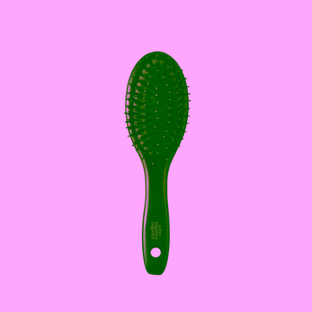 John Masters Organics profesionální kartáč na vlasy v mini provedení do kabelky Combo Paddle Brush Mini