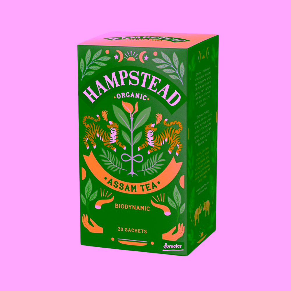 Hampstead Tea London BIO černý čaj Assam 20 ks