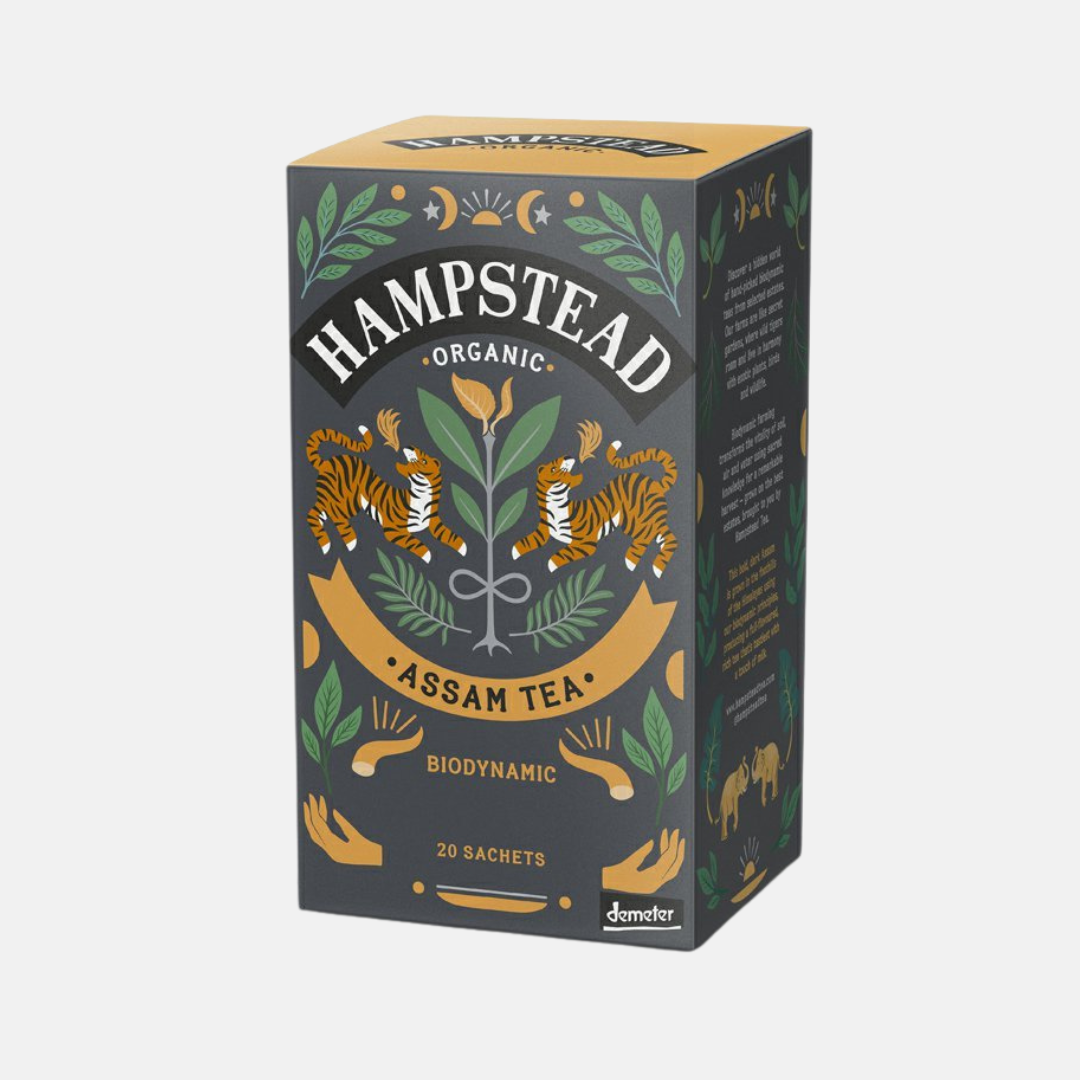 Hampstead Tea London BIO černý čaj Assam 20 ks