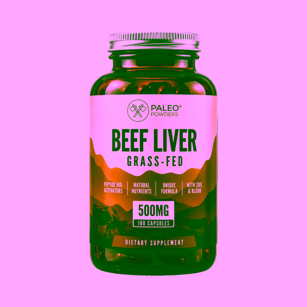 Paleo Powders Hovězí játra grass-fed beef liver