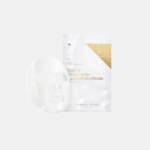 Vanessa Megan Hydratační anti-aging maska s koloidním zlatem v kokosové membráně Gold & Lime Caviar Coconut Membrane Sheet Mask 3 Pack