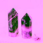 Yoga Day Obelisk z růžového fluoritu